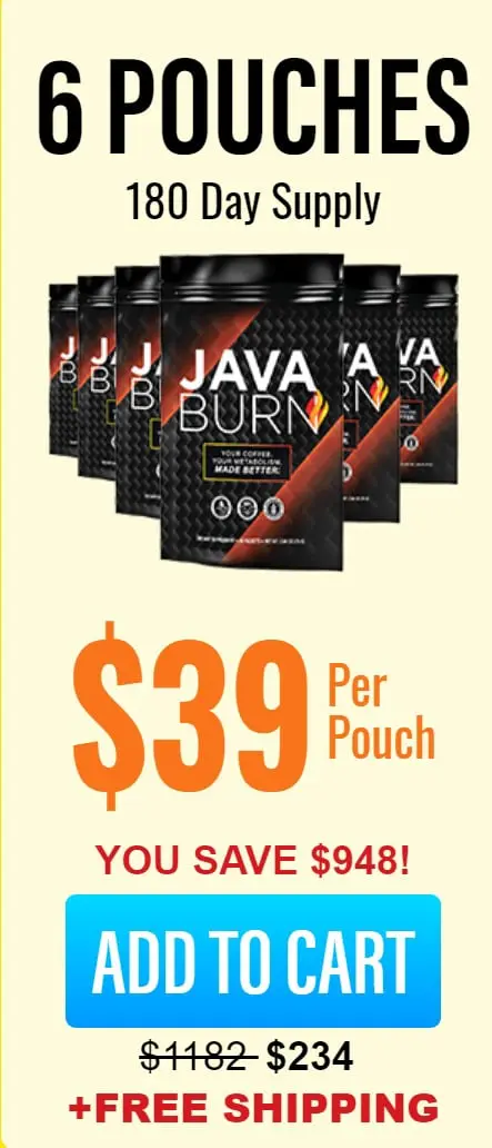 Java Burn - 6 Pouchs